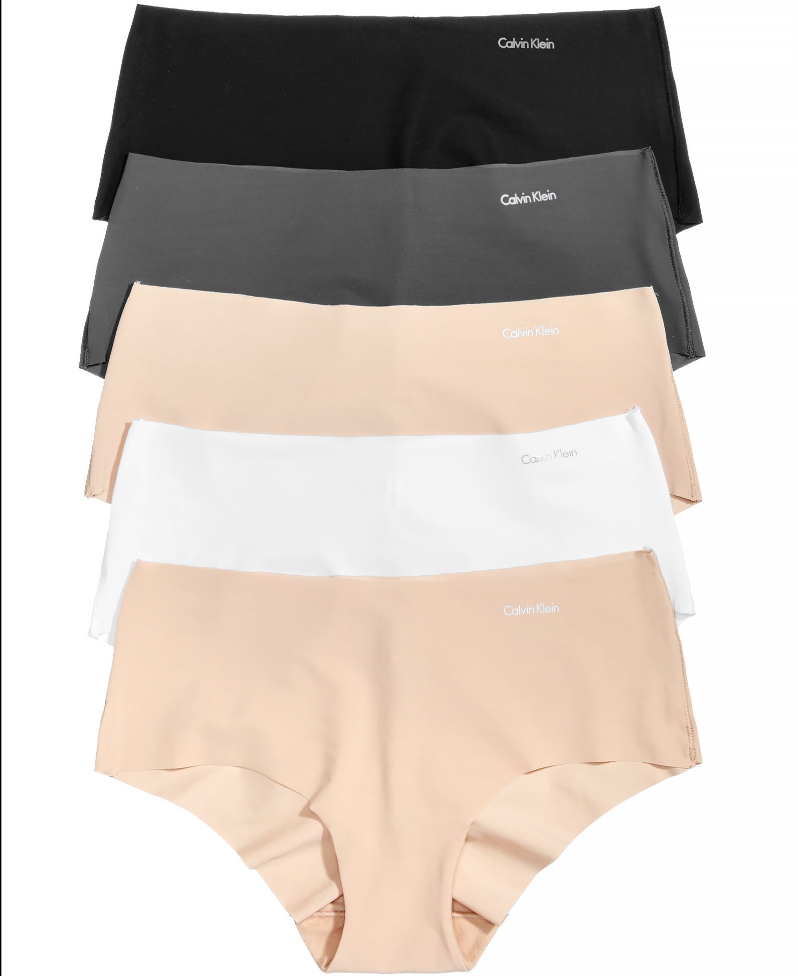 Женские трусики Calvin Klein Invisible Hipster 5-Pack QD3557