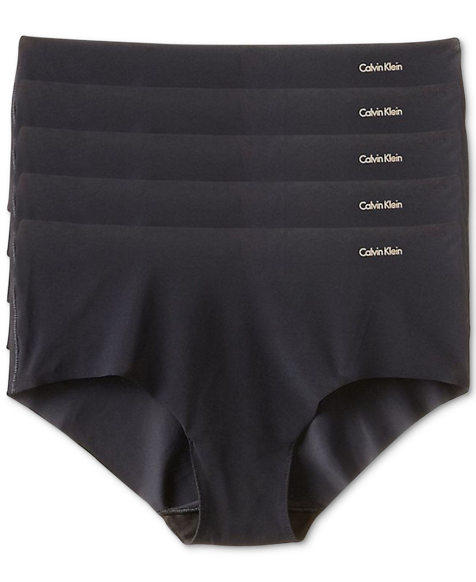 Calvin Klein Women's Invisible Hipster 5-Pack Panty QD3557