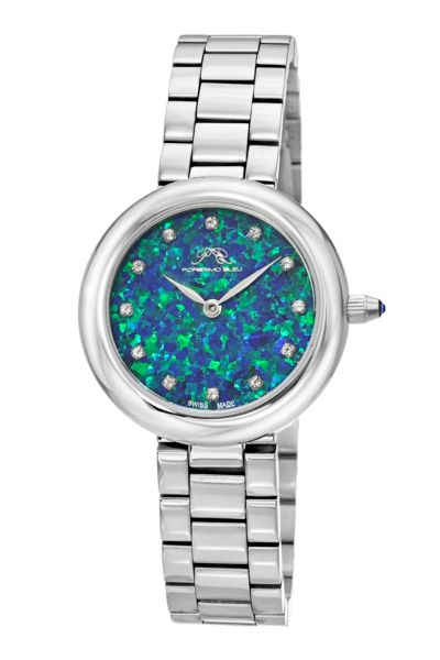 Часы Porsamo Bleu Women's с браслетом из нержавеющей стали и топазом