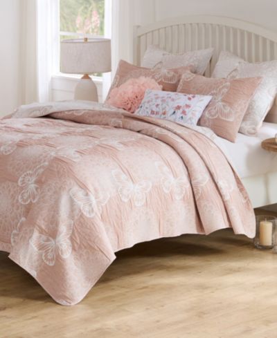 Ковер Greenland Home Fashions Mariposa Dahlia Matelassé, комплект из 2 предметов, Twin