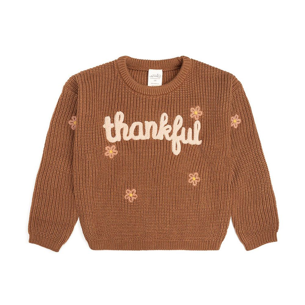 Женский трикотажный свитер "Thankful" для девочек