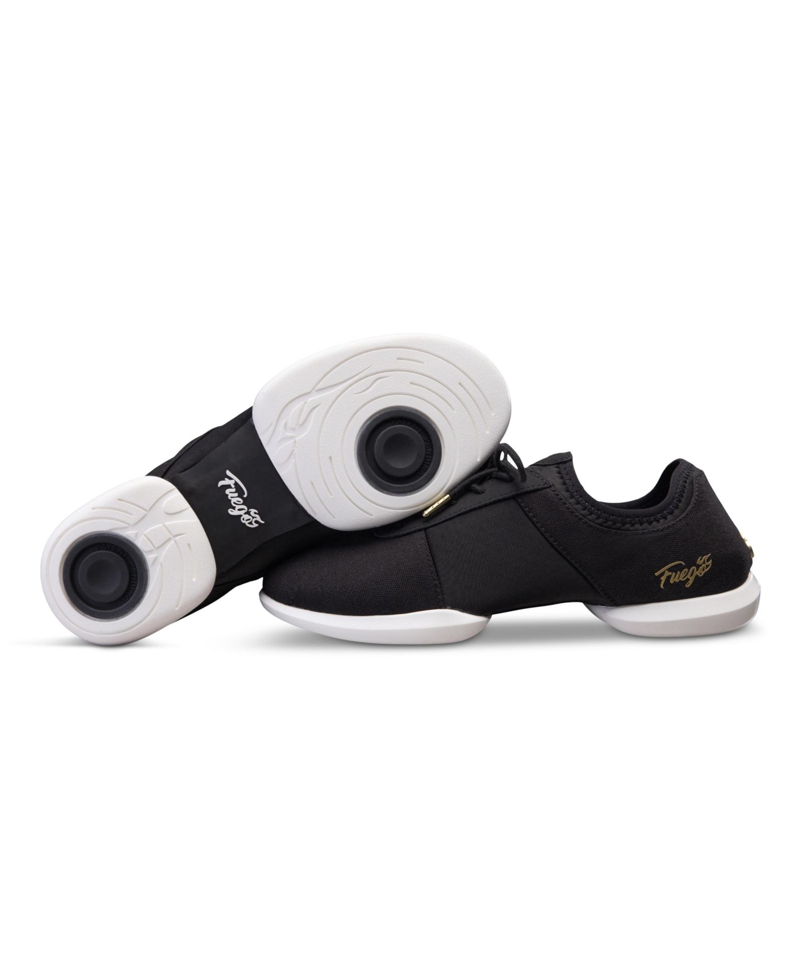 Men's Black Split-sole Sneaker