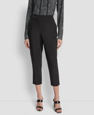 DKNY Petite Брюки укороченные с завышенной талией, Pull-On