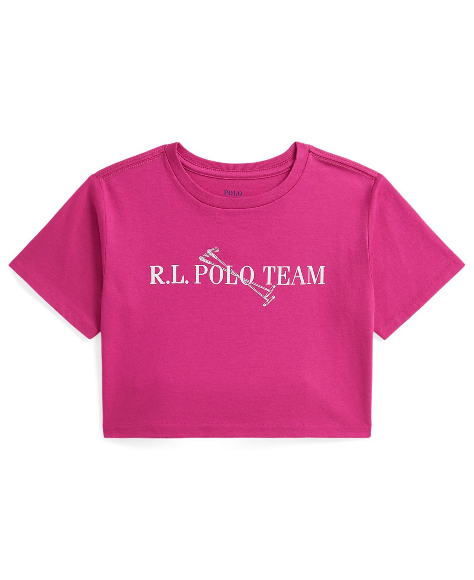 Polo Ralph Lauren футболка с графическим принтом для девочек 2T-6X