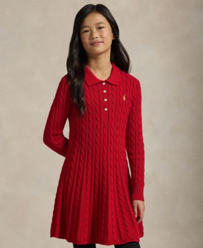 Детское платье-свитер Polo Ralph Lauren Girls' 7-16 Lunar New Year Long-Sleeve