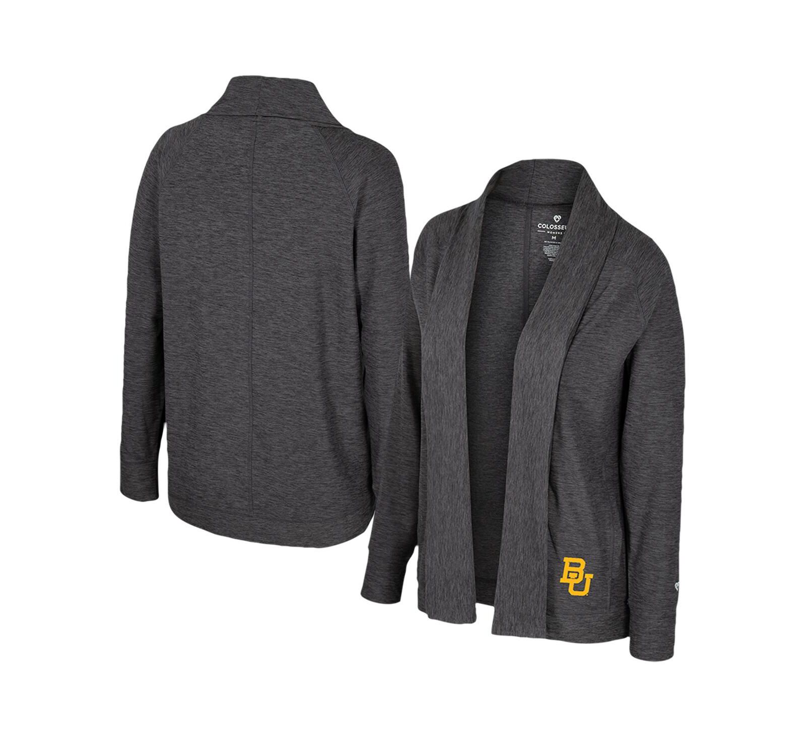Женский кардиган Colosseum Charcoal Baylor Bears Dash