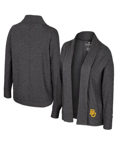Женский кардиган Colosseum Charcoal Baylor Bears Dash