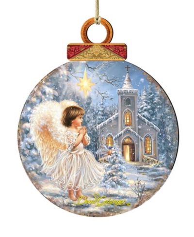 Designocracy рождественское украшение Angel at the Chapel