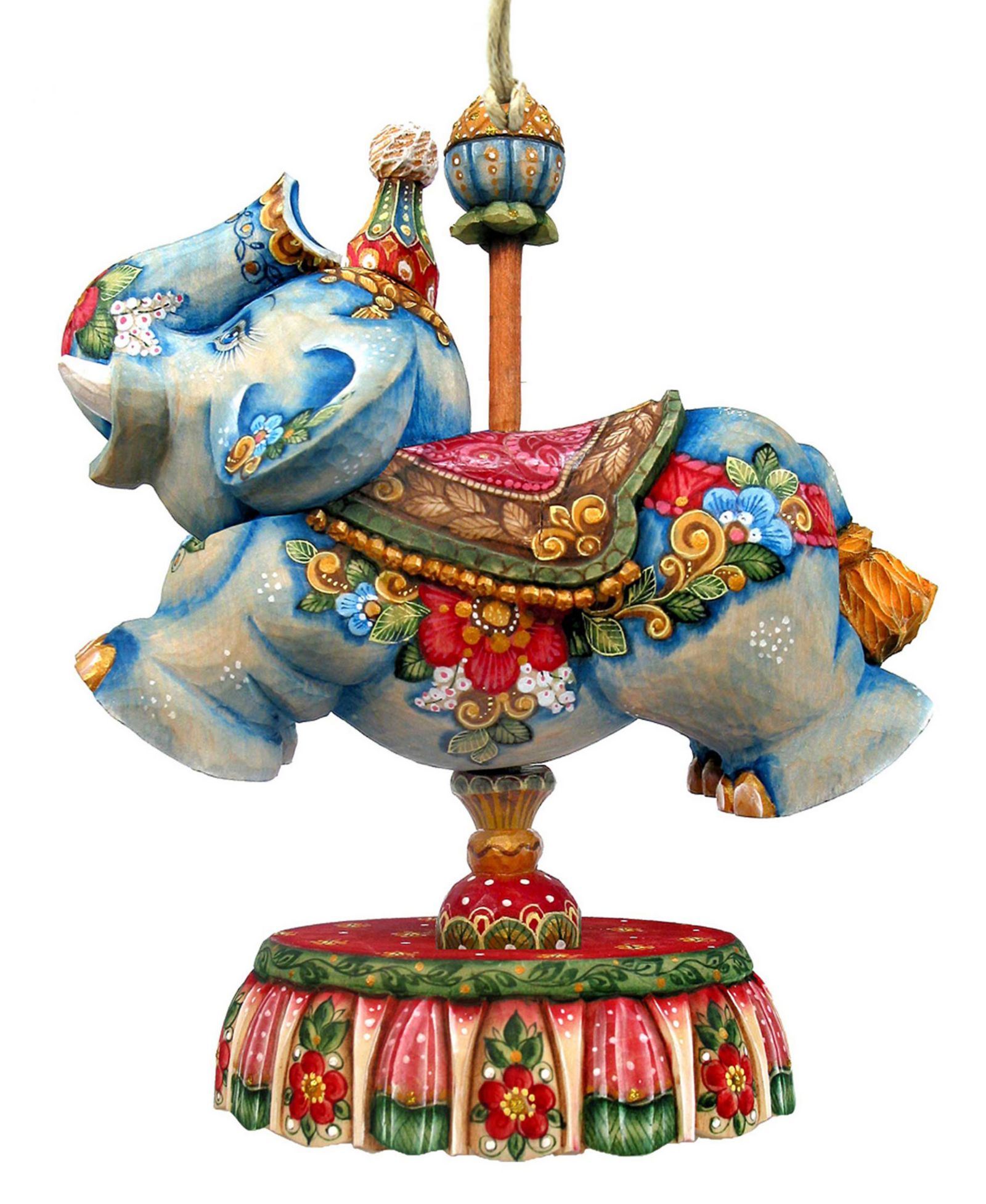 Designocracy рождественский декор Carousel Elephant