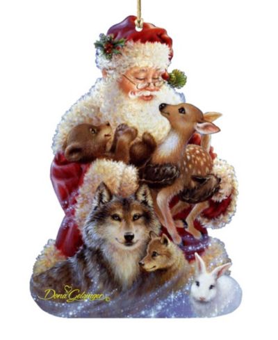 Деревянное украшение Designocracy Santa Little Friends