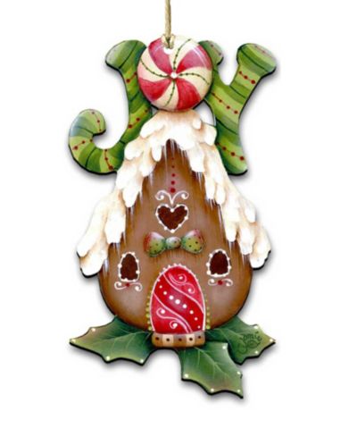 Елочное украшение Designocracy Joy Gingerbread House