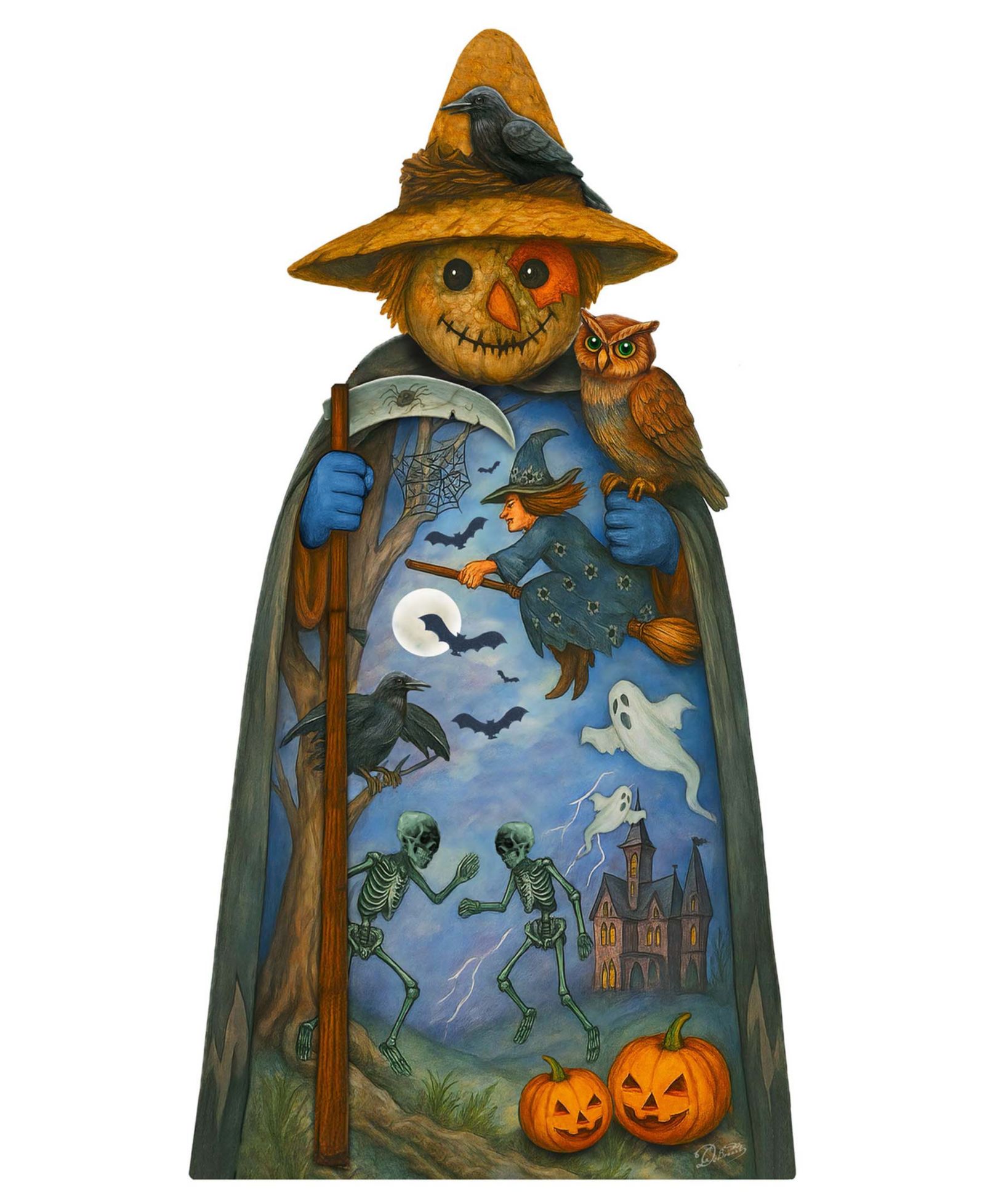 Designocracy декор для двора Halloween Scarecrow