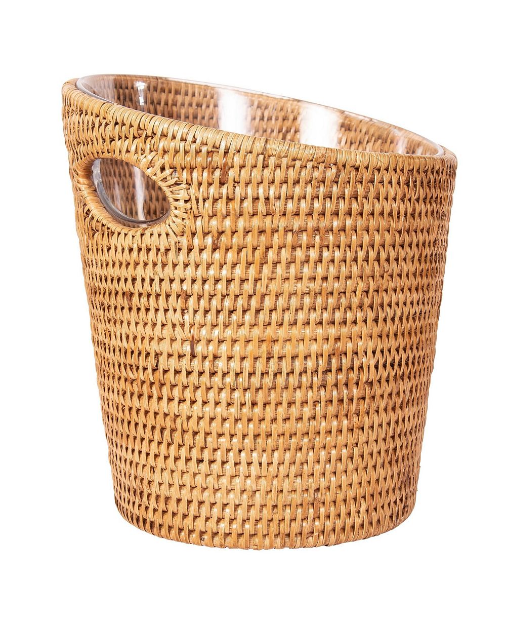 Artifacts Trading Company Ведро Rattan Champagne с акриловой вставкой