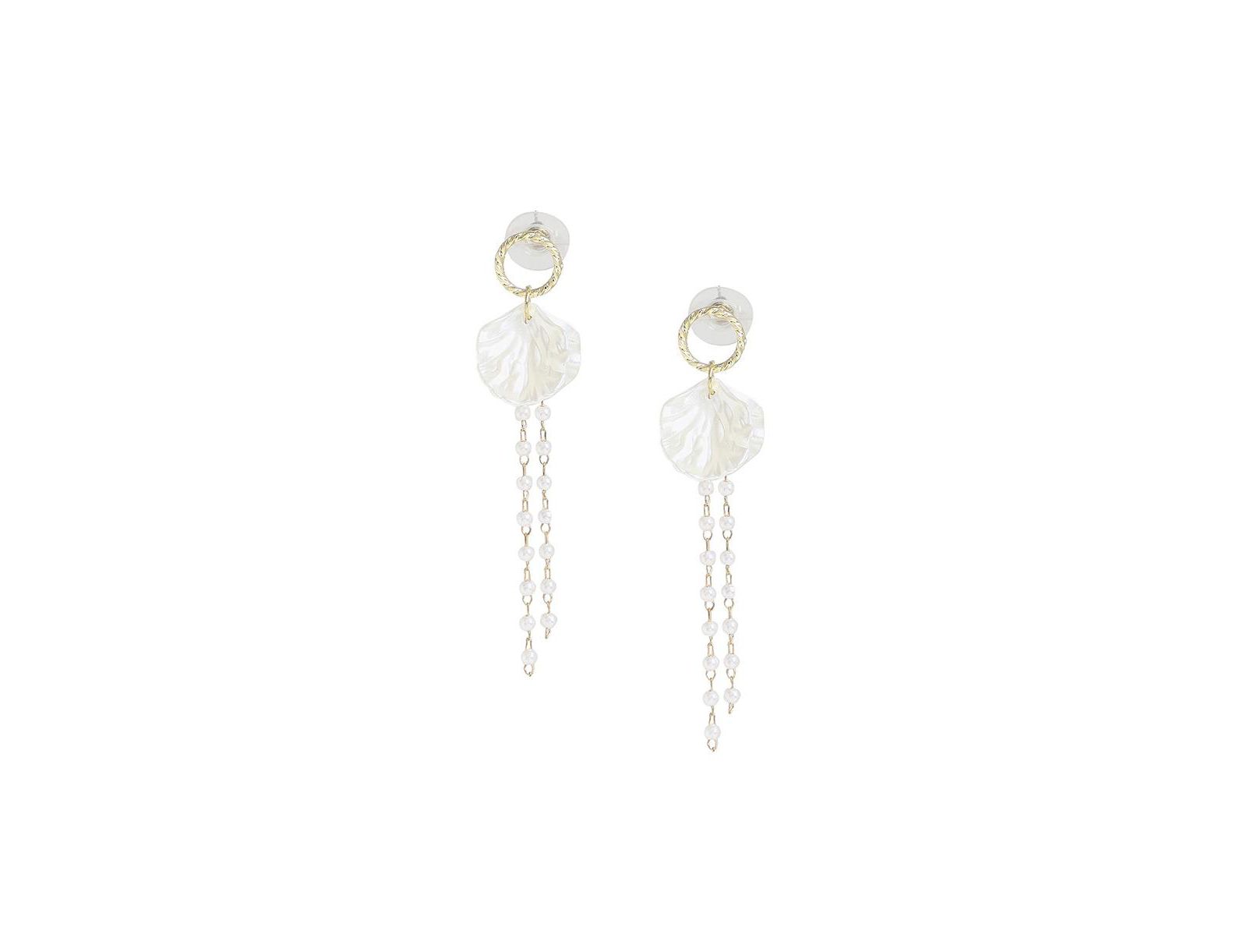 SOHI Женские серьги White Shell Drop
