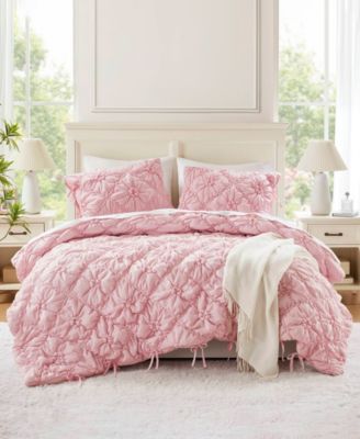 Intelligent Design Lily Floral Embroidery 3-Pc. Comforter Set, King