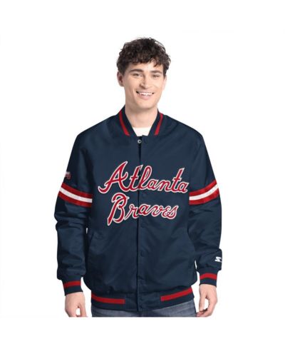 Starter Мужская куртка Atlanta Braves Varsity Navy Blue