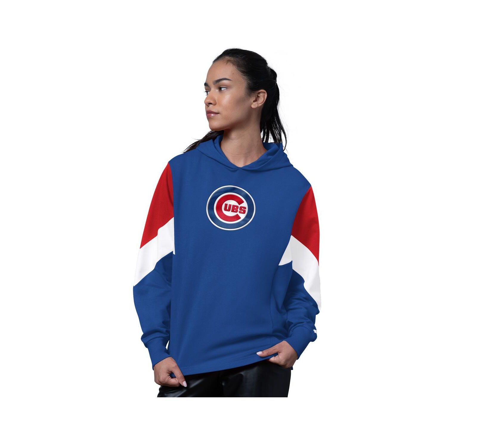 Женское худи Starter Royal Chicago Cubs Scrimmage Pullover