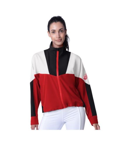 MSX by Michael Strahan Женская куртка Detroit Red Wings Tessa Full-Zip, красно-черная