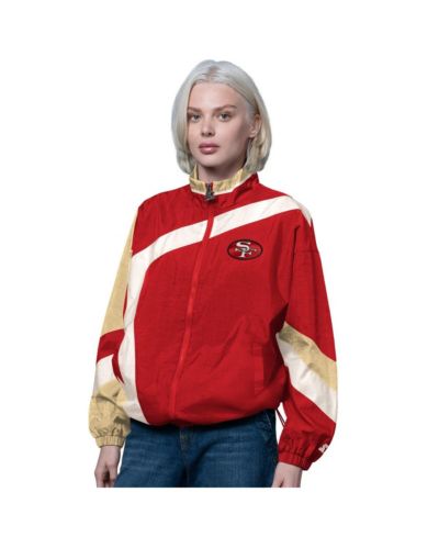 Starter Женский ветровка San Francisco 49ers Scarlet/Gold Full-Zip