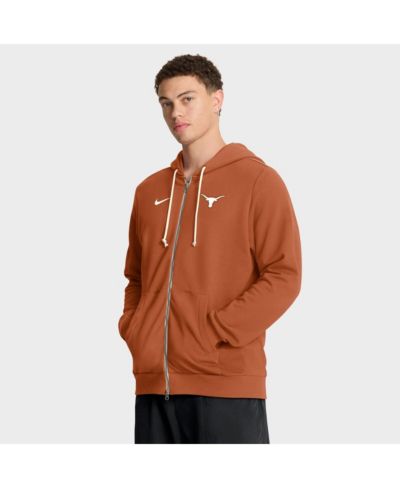 Мужское худи Nike Texas Longhorns 2025 Sideline Standard Issue Dri-FIT, оранжевое