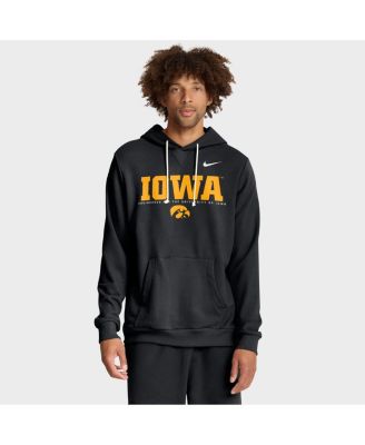 Мужское худи Nike Black Iowa Hawkeyes 2025 Sideline Standard Issue Dri-FIT