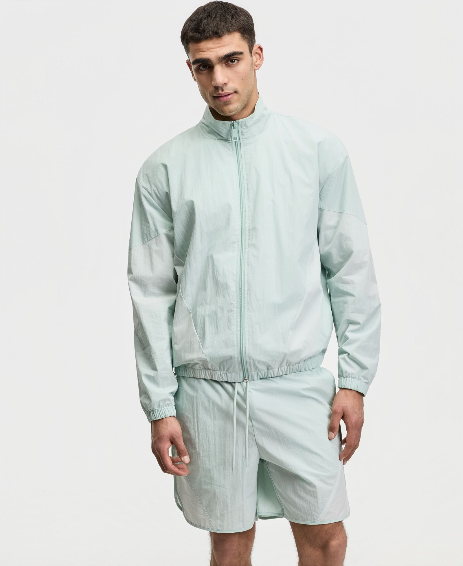 Mode of One Men's Relaxed-Fit Color Blocked Track Jacket, Macy's Exclusive