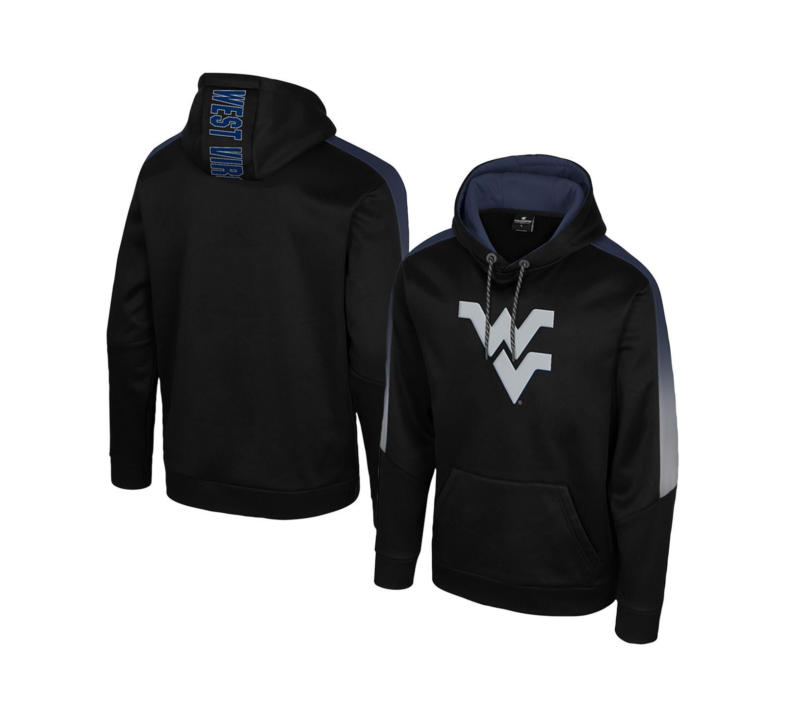 Colosseum Мужское черное худи West Virginia Mountaineers the Gang Blackout