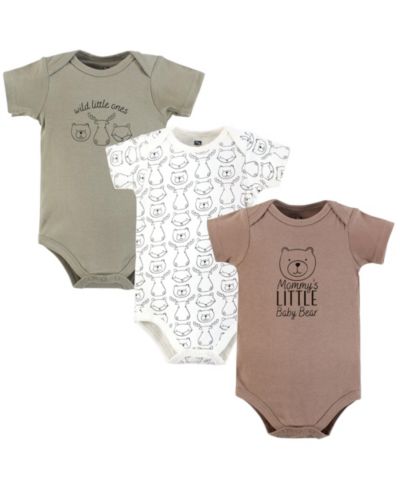Hudson Baby Детский набор боди из хлопка Hudson, 3-Piece