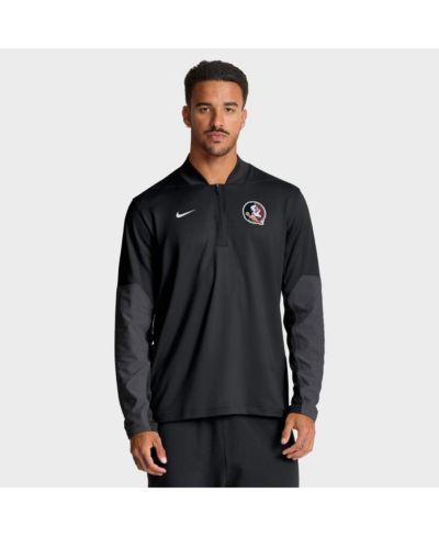 Nike Мужской худи Florida State Seminoles One Goal Performance на молнии черный
