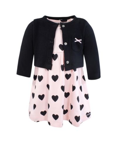 Pink black heart