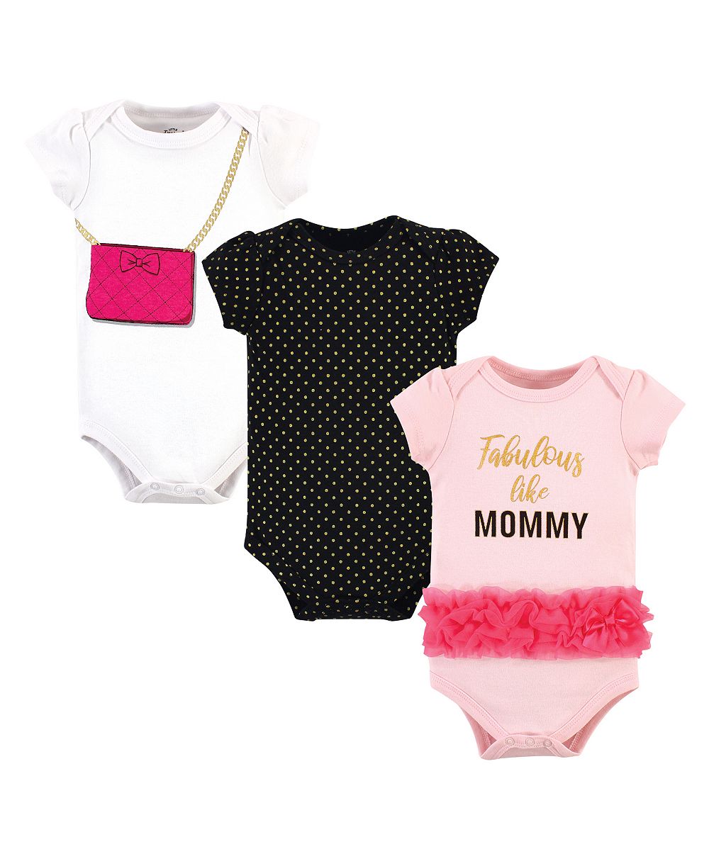 Боди Little Treasure Baby Girls Treasure Breathable Cotton All-in-One