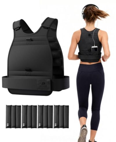 SUGIFT 22LB Adjustable Weighted Vest with Removable Weights for Men and Women