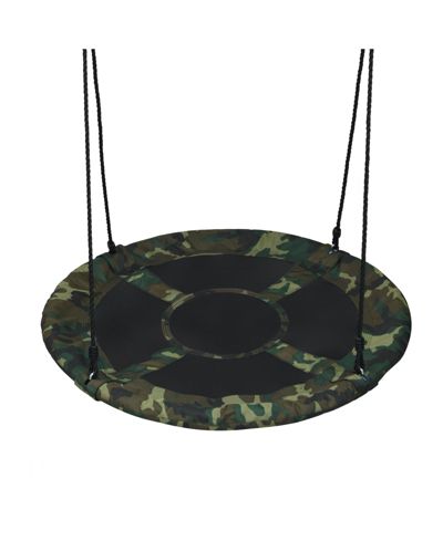 Садовые качели-гнездо 40 Inch Flying Saucer с регулируемыми канатами 700lb Capacity