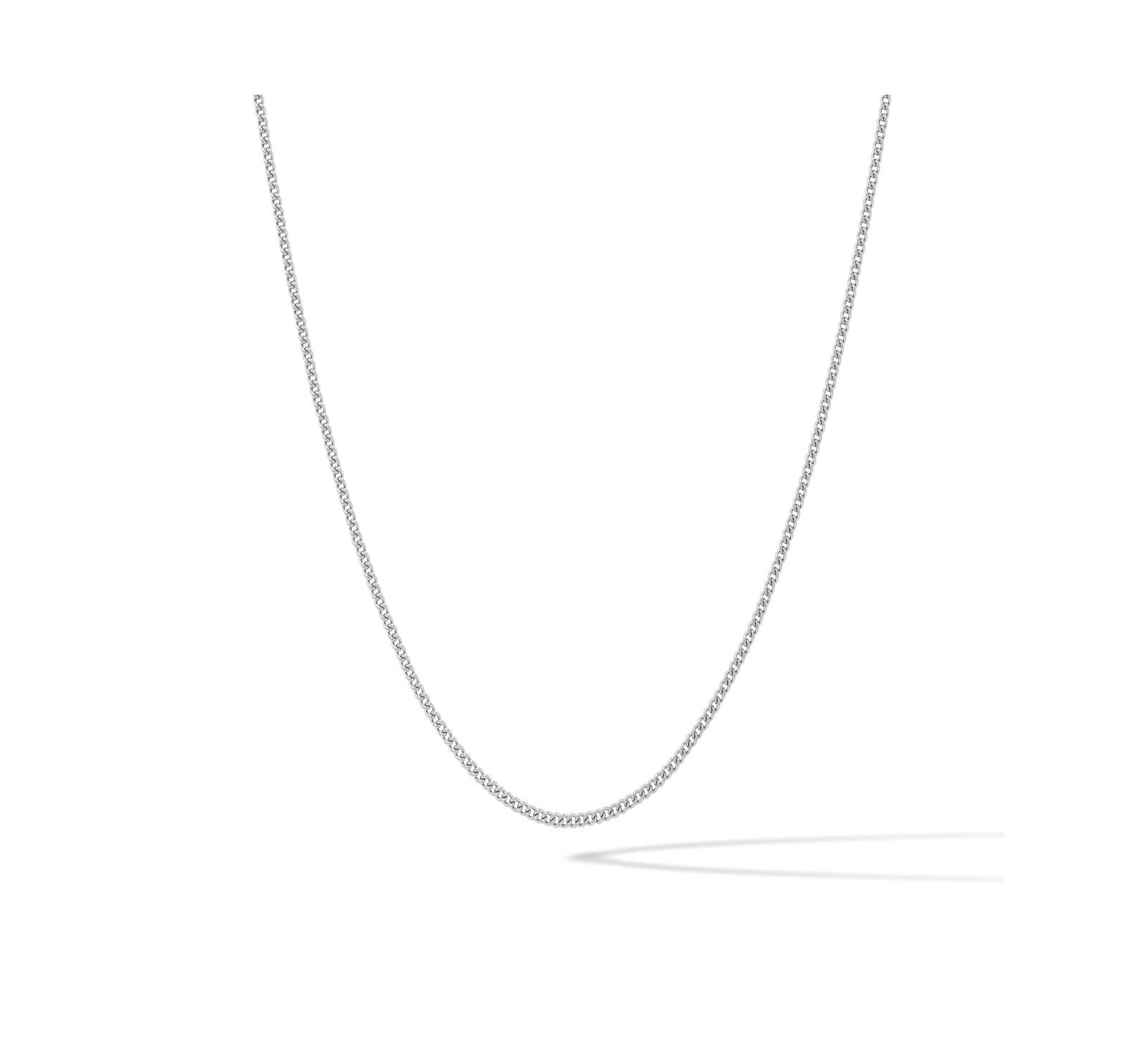 Мужская цепь Vincero Micro Cuban Silver 2.2mm, 22in