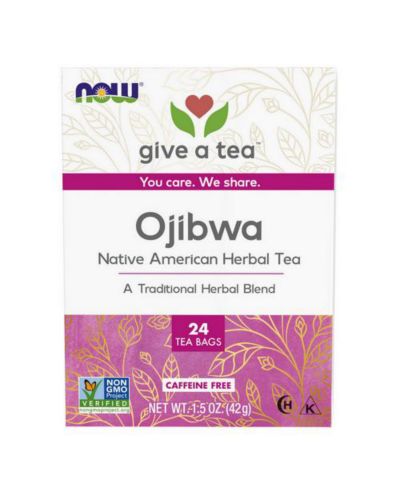 Чай NOW Foods Ojibwa, 24 пакетика