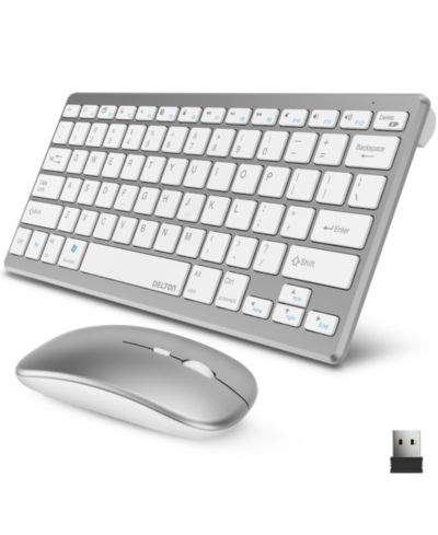 Delton KB35 Wireless Keyboard & Mouse Combo, 2.4GHz, Noiseless (DKMKITMIN35)