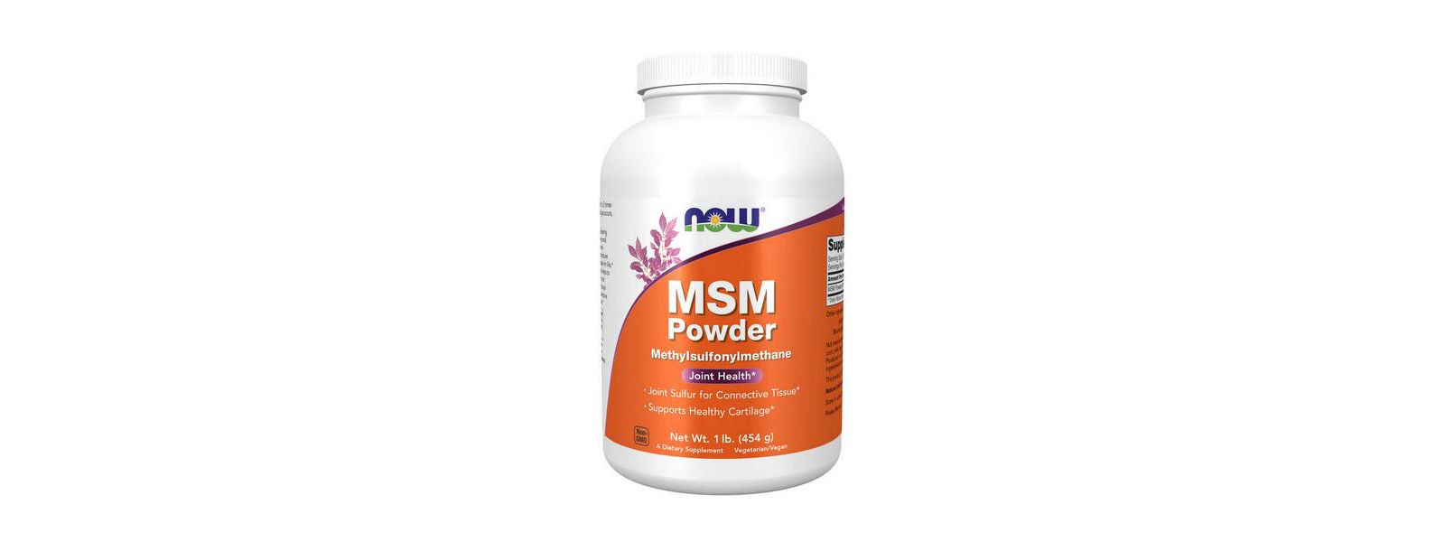 NOW Foods M.S.M Powder, 1 lb