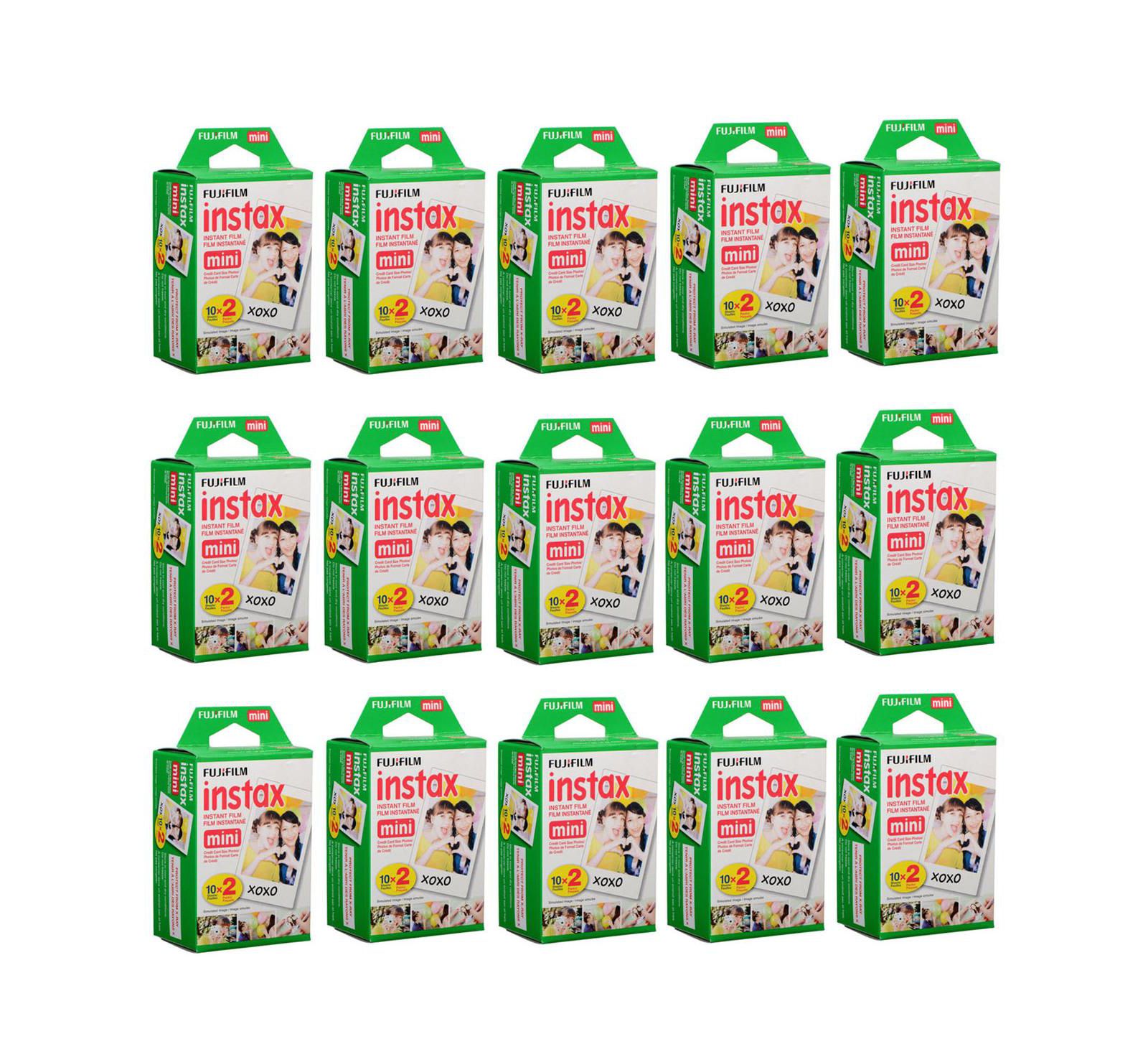 Fujifilm instax mini упаковка фотопленки, 20 экспозиций, 15 шт.