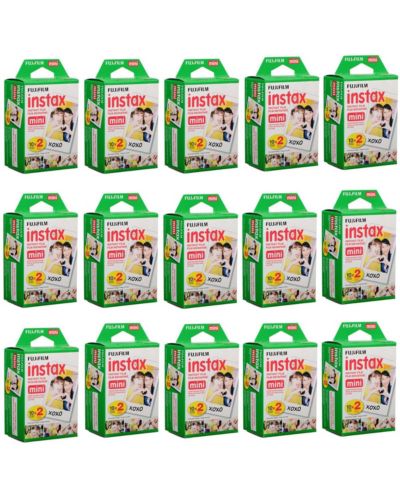 Fujifilm instax mini упаковка фотопленки, 20 экспозиций, 15 шт.