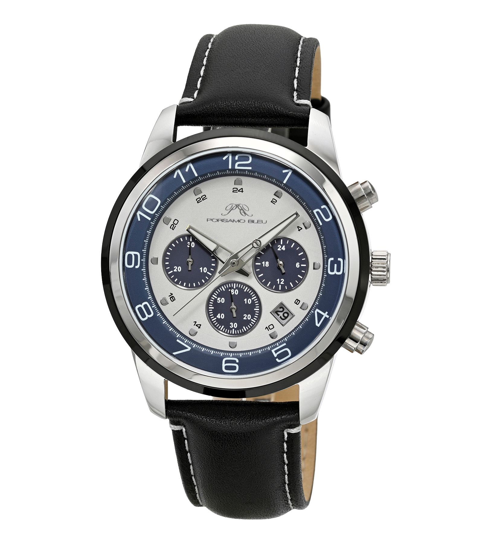 Мужские часы Porsamo Bleu Arthur Genuine Leather Band 1091HARL