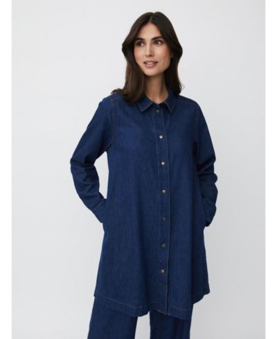 Женская джинсовая рубашка Masai Copenhagen Long Sleeve Collared