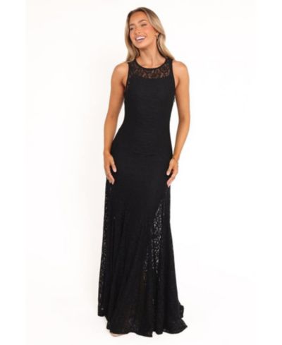 Petal and Pup Women's Keani Maxi Dress - Black Lace