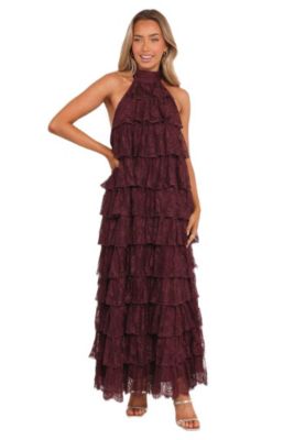 Petal and Pup Women's Zoella Maxi Dress - Cherry Lace