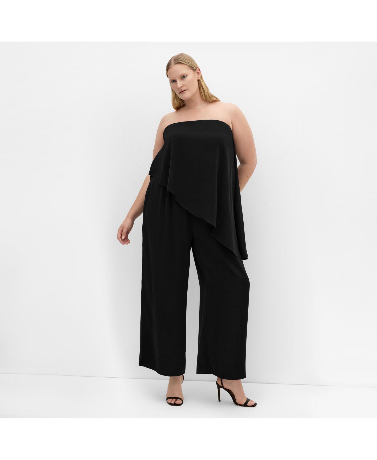 CITY CHIC Plus Size Skylar Strapless Jumpsuit