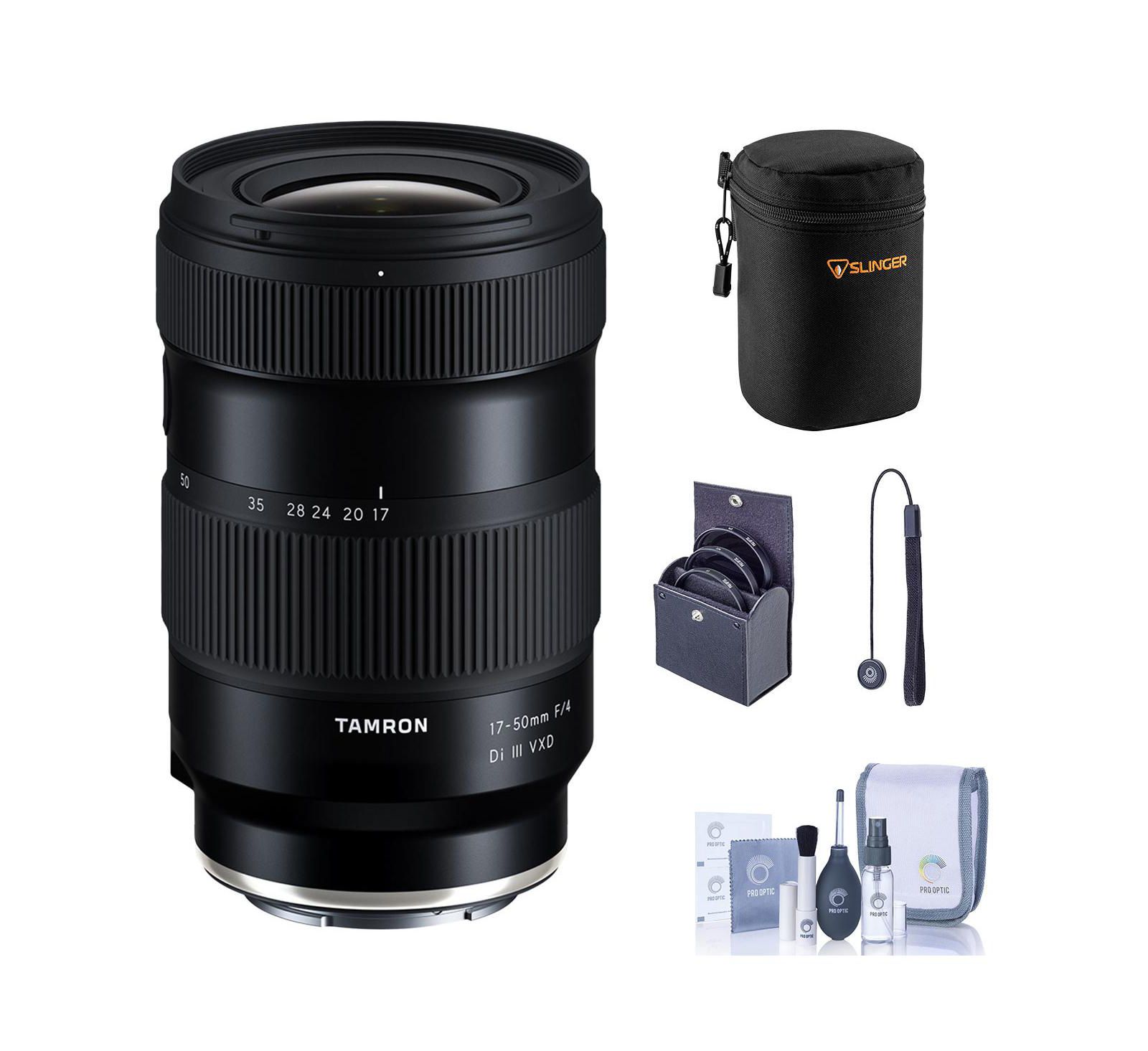 Tamron 17-50mm f/4 Di III VXD Lens for Sony E, Bundle with Included Value