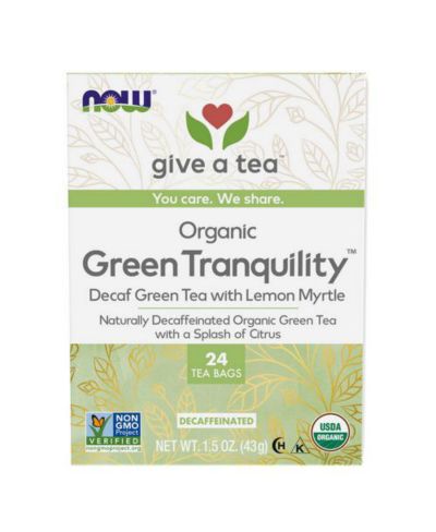 NOW Foods Green Tranquility Tea, 24 пакетика