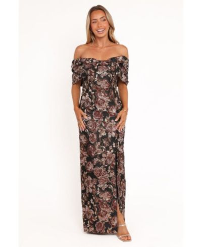 Petal and Pup Women's Lilia Maxi Dress - Black Floral