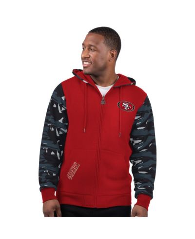 Мужское худи Starter Scarlet San Francisco 49ers Thursday Night Gridiron Full-Zip