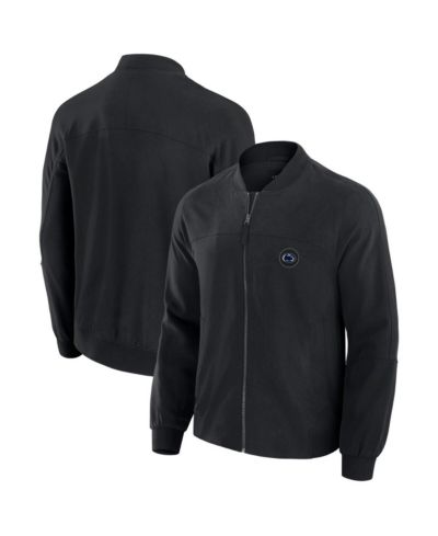 Куртка J. Palmer Men's Black Penn State Nittany Lions Lightweight Cover-4 Tri-Blend Full-Zip