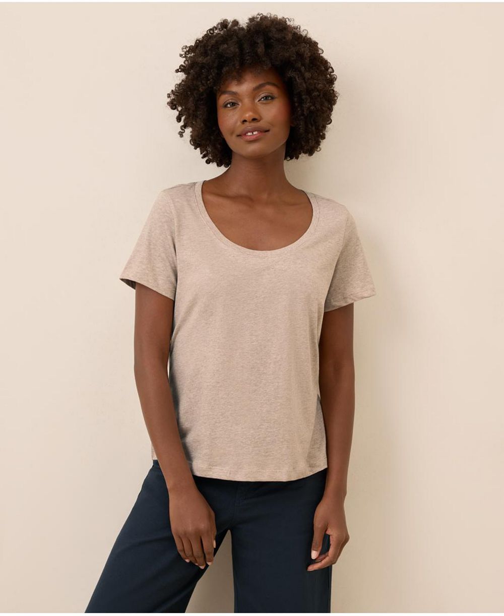 Pact Women's Softspun Scoop Neck Tee